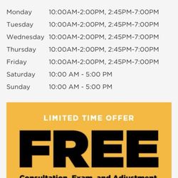 The Joint Chiropractic - Right now the joint chiropractor are offering a free first time appointment !