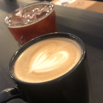 Lucky’s Coffee Roasters - Honey lavender latte and an iced americano - Coffee Roasteries Near Me - Upland, California Lucky’s Coffee Roasters - Honey lavender latte and an iced americano - Coffee Roasteries Near Me - Upland, California