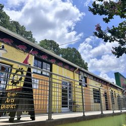 Asheville Street Art & Murals - More art studios -- colorful and charming