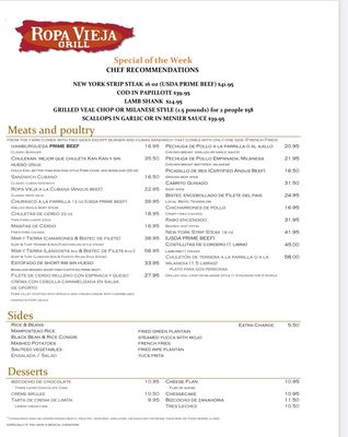 Menu photo 6 Ropa Vieja Grill San Juan, PR