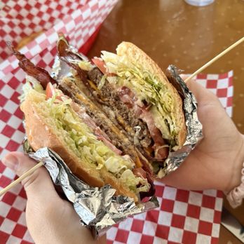 Dk's Grill - Classic bacon burger - American Near Me - North Bend, Oregon Dk's Grill - Classic bacon burger - American Near Me - North Bend, Oregon