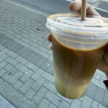 Cat's Coffee & Cake - Dirty matcha - Coffee & Tea Near Me - Victoria, British Columbia