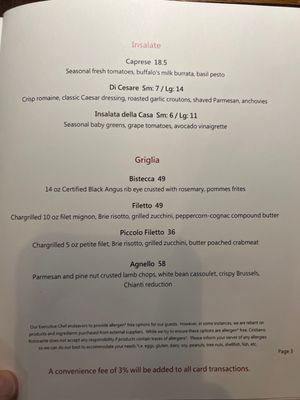 Menu photo 3 Cristiano Ristorante Houma, LA
