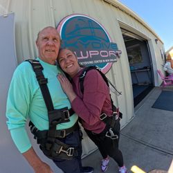 Skydive Newport - My dad and I before the jump!!!