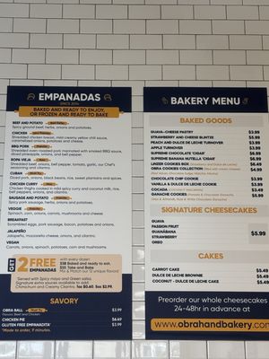 Menu photo 1 OBRA HandBakery Santa Ana, CA