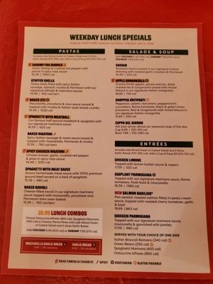 Menu photo 3 Buca di Beppo Italian Restaurant Pasadena, CA Menu photo 3 Buca di Beppo Italian Restaurant Pasadena, CA