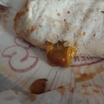 Baker's Drive-Thru - Holes even on the side. They should have handed out forks! Fell apart picking it up - Burgers Near Me - Rancho Cucamonga, California Baker's Drive-Thru - Holes even on the side. They should have handed out forks! Fell apart picking it up - Burgers Near Me - Rancho Cucamonga, California