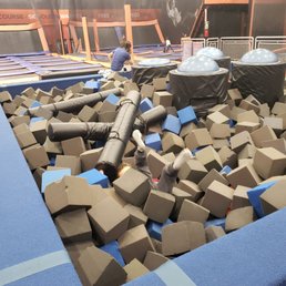 Gladiator jousting foam pit! Gladiator jousting foam pit!
