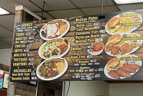 Menu photo 3 La Carreta de Don Jose Chino, CA