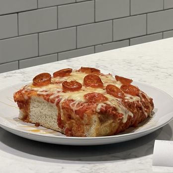Lawrence Hall - Pepperoni focaccia pizza - Food Court Near Me - Pittsburgh, Pennsylvania