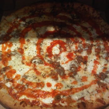 Zuccarelli - Meatball Parm Pizza loaded with ricotta and mozzarella cheese. - Pizza Near Me - Pompano Beach, Florida Zuccarelli - Meatball Parm Pizza loaded with ricotta and mozzarella cheese. - Pizza Near Me - Pompano Beach, Florida