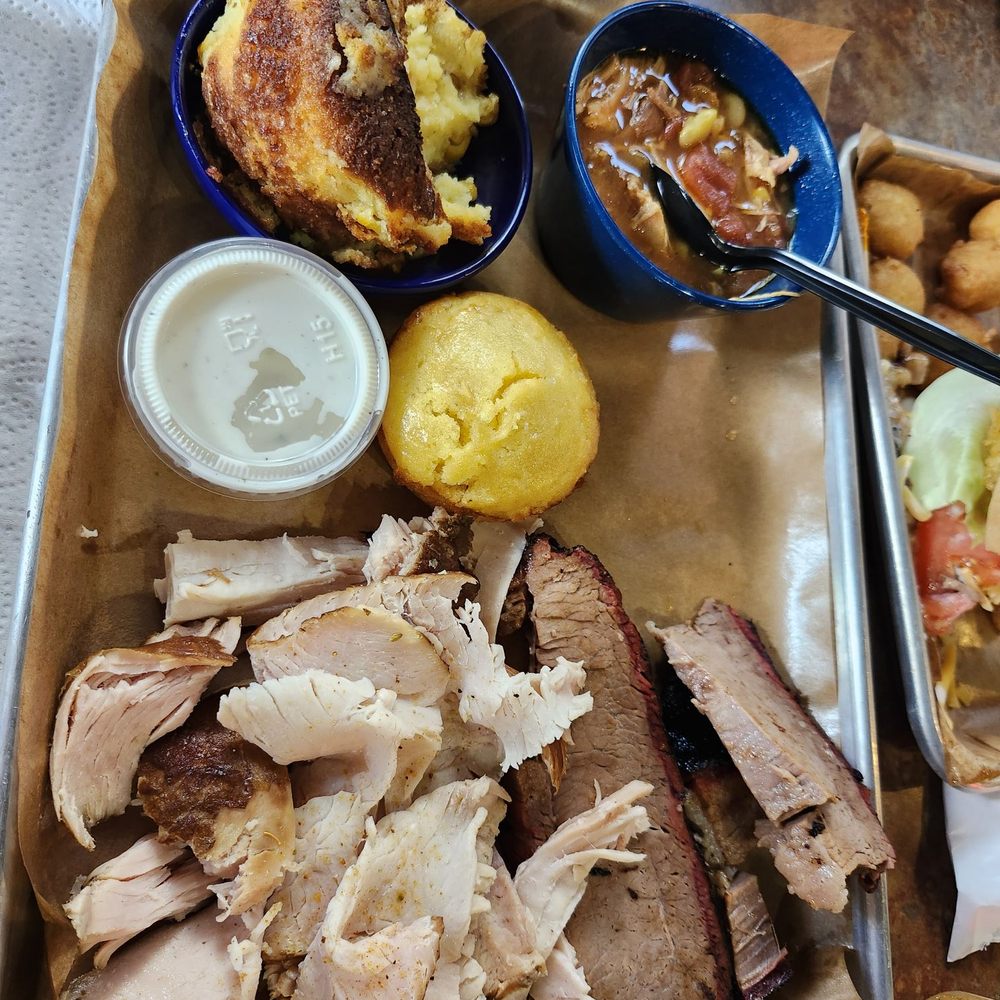Colt's Pig Stand - 2 meat combo,  yummy! - Barbeque Near Me - Ormond Beach, Florida
