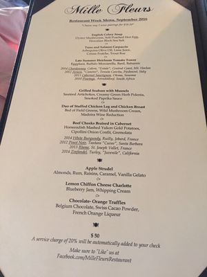 Menu photo 8 Mille Fleurs Rancho Santa Fe, CA Menu photo 8 Mille Fleurs Rancho Santa Fe, CA