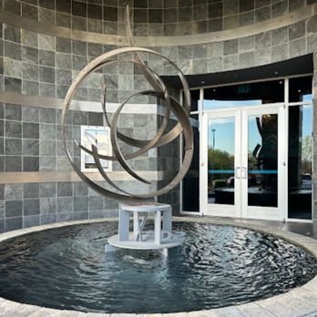 View 202 - The front entry door way fountain - Seafood Near Me - Redding, California