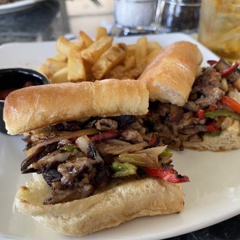 Toscano's Restaurant - Philly cheese steak with sour dough - Italian Near Me - Murphys, California Toscano's Restaurant - Philly cheese steak with sour dough - Italian Near Me - Murphys, California
