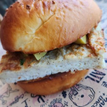 The Salty Donut - Chili crisp egg white & avocado sandwich - Donuts Near Me - Orlando, Florida