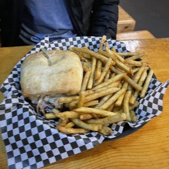 The Brick Saloon - Cuban sandwich with rosemary fries - Bars Near Me - Roslyn, Washington The Brick Saloon - Cuban sandwich with rosemary fries - Bars Near Me - Roslyn, Washington