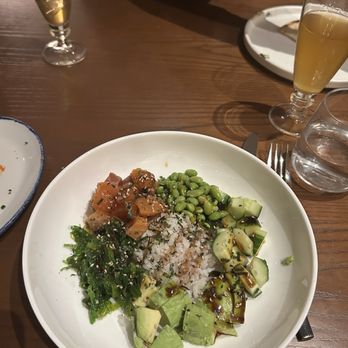 Tipsy Trout - Salmon poke bowl - Seafood Near Me - Stowe, Vermont