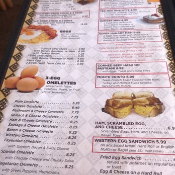 The Point Cafe - Breakfast menu - Breakfast & Brunch Near Me - Schenectady, New York