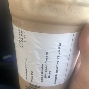 Potbelly - Supposed to be a chocolate Oreo shake - Salad Near Me - Phoenix, Arizona Potbelly - Supposed to be a chocolate Oreo shake - Salad Near Me - Phoenix, Arizona