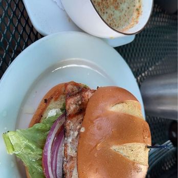 Topside Bar & Grill - Sdr Wild Salmon Burger - American Near Me - Steilacoom, Washington Topside Bar & Grill - Sdr Wild Salmon Burger - American Near Me - Steilacoom, Washington