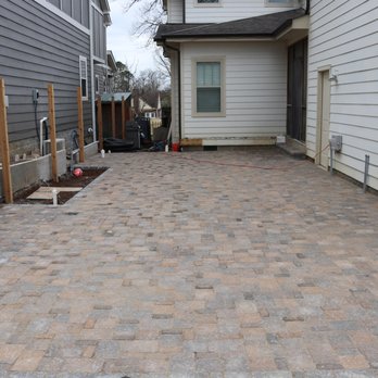 Quigley's Landscaping - Patio backyard in progress for one of our clients. - Landscaping Near Me Quigley's Landscaping - Patio backyard in progress for one of our clients. - Landscaping Near Me