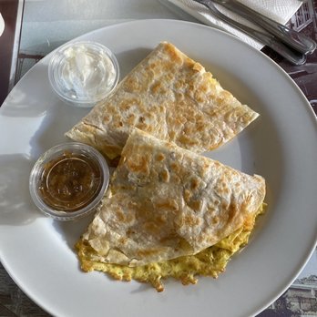 Red’s Java House - Egg and Sausage quesadilla - Breakfast & Brunch Near Me - San Francisco, California