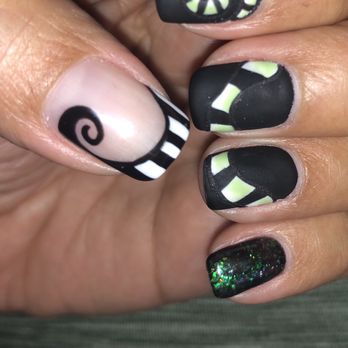 EM Beauty Nail Spa - Beetlejuice influence - Nail Salons Near Me - Millbrae, California EM Beauty Nail Spa - Beetlejuice influence - Nail Salons Near Me - Millbrae, California