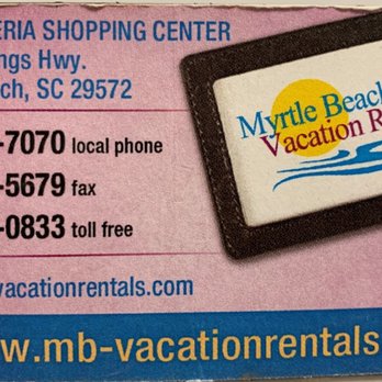 Myrtle Beach Vacation Rentals - Vacation Rental Agents Near Me - Myrtle Beach, South Carolina