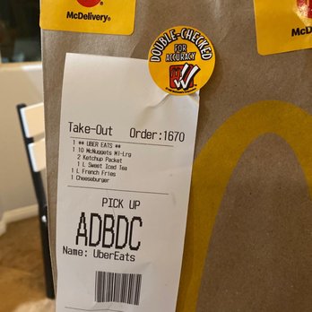 McDonald's - my order - Fast Food Near Me - Rancho Mirage, California McDonald's - my order - Fast Food Near Me - Rancho Mirage, California