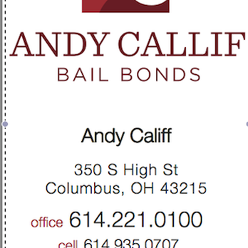 Andy Callif Bail Bonds - Bail Bondsmen Near Me - Columbus, Ohio Andy Callif Bail Bonds - Bail Bondsmen Near Me - Columbus, Ohio