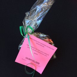 Goodie bag left in the car upon pick up.