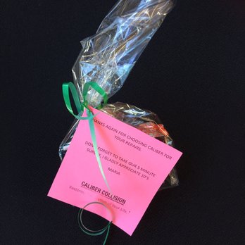 Caliber Collision - Goodie bag left in the car upon pick up. - Body Shops Near Me - Elk Grove, California