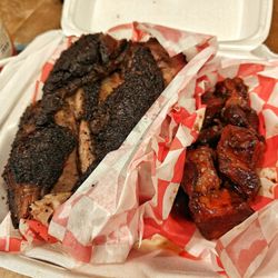 Spirit Of Texas BBQ - - -- Pork Belly Burnt Ends- - Prime Brisket