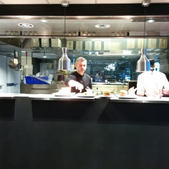 Opland Burger & Steak - Head burger chef inspecting his kitchen's creations. - Steakhouses Near Me - Oslo, 03 Opland Burger & Steak - Head burger chef inspecting his kitchen's creations. - Steakhouses Near Me - Oslo, 03