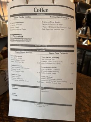 Menu photo 2 Revolver Vancouver, BC