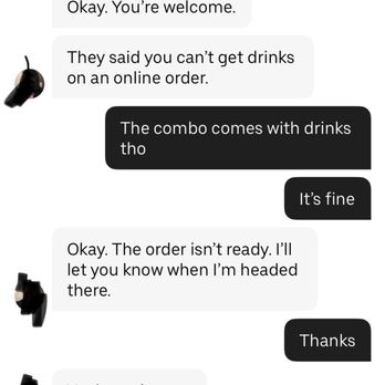 American Deli - a text message from a customer - Chicken Wings Near Me - Cordova, Tennessee