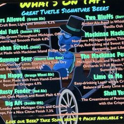 Beer menu
