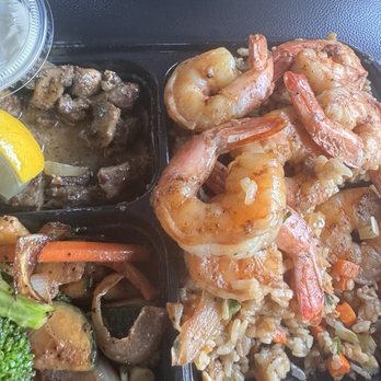 Hibachi Truck - Steak and shrimp plate - Japanese Near Me - Daly City, California