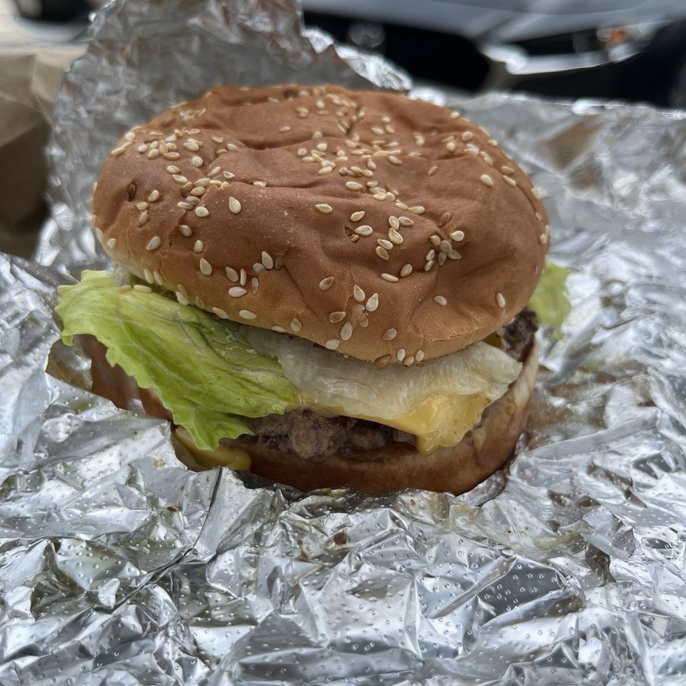 Five Guys - Junior cheeseburger - Burgers Near Me - Austin, Texas