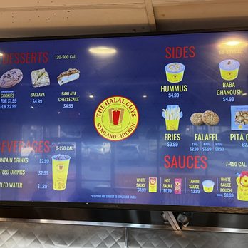 The Halal Guys - Menu - Part 2 of 2. - Halal Near Me - Chamblee, Georgia