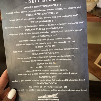 The Marshall Store - Deli Menu as of Aug 2019 - Seafood Near Me - Marshall, California The Marshall Store - Deli Menu as of Aug 2019 - Seafood Near Me - Marshall, California