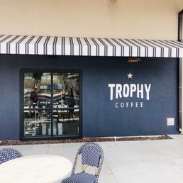 Exterior outside entrance of Trophy Coffee - Exterior - Santa Clarita, California Exterior outside entrance of Trophy Coffee - Exterior - Santa Clarita, California