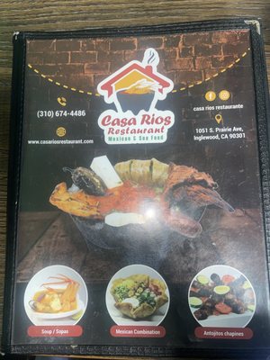 Menu photo 1 Casa Rios Inglewood, CA Menu photo 1 Casa Rios Inglewood, CA
