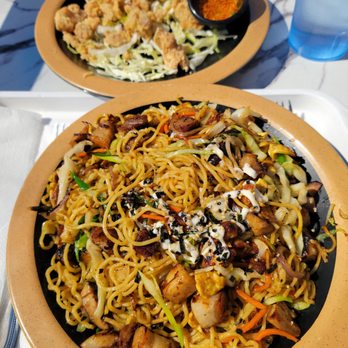 Ramen Hayashi - Chicken Karaage (mostly eaten, servings are quite generous) and yaki-ramen, definitely hit the spot. - Ramen Near Me - Clovis, California Ramen Hayashi - Chicken Karaage (mostly eaten, servings are quite generous) and yaki-ramen, definitely hit the spot. - Ramen Near Me - Clovis, California