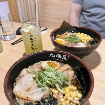 Kyuramen - Eagan - #6. Kyushu Spicy Tonkotsu Ramen, #1. Tokyo Tonkatsu Shoyu Ramen, Amazing Lemonade - Ramen Near Me - Eagan, Minnesota