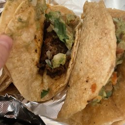 Barbacoa in corn tortilla