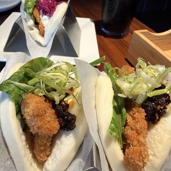Tsujita Artisan Noodle - bao with white fish - Ramen Near Me - Houston, Texas Tsujita Artisan Noodle - bao with white fish - Ramen Near Me - Houston, Texas