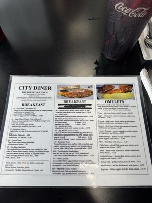 Menu photo 1 The City Diner Kansas City, MO Menu photo 1 The City Diner Kansas City, MO