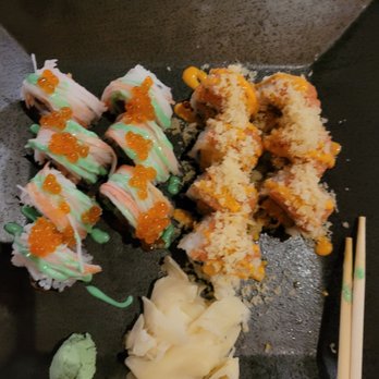 Sake Sushi & Grill - Sunny roll and Spicy 2in1 roll - Sushi Bars Near Me - Schaumburg, Illinois